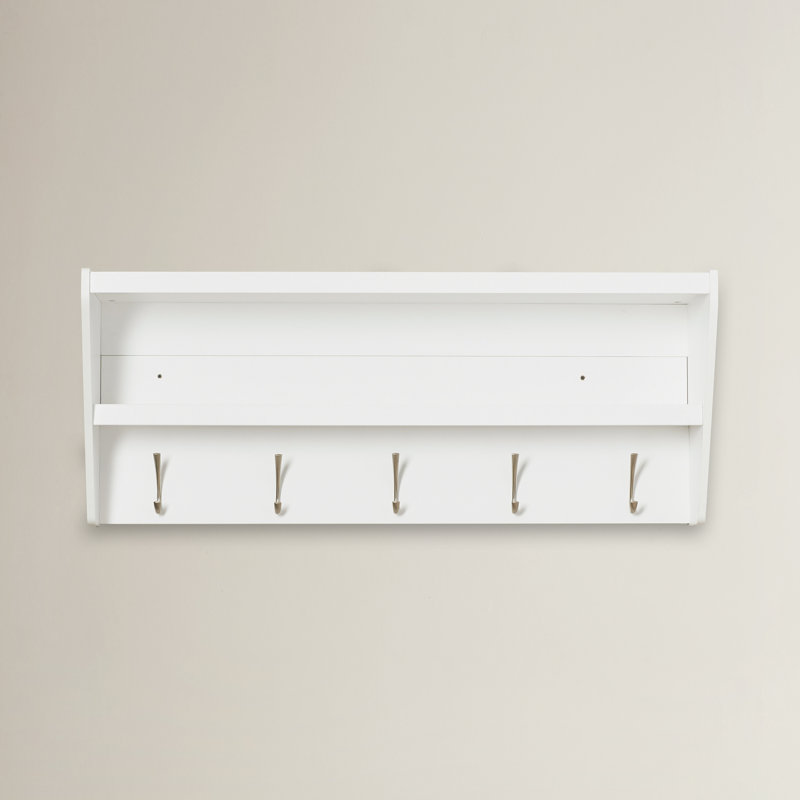 Manzanola Floating Entryway Shelf & Coat Rack & Reviews Birch Lane